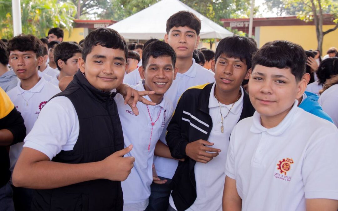 INDIRA VIZCAÍNO ENTREGÓ REHABILITACIONES EN EL CBTIS 19, CON INVERSIÓN DE 7.2 MDP