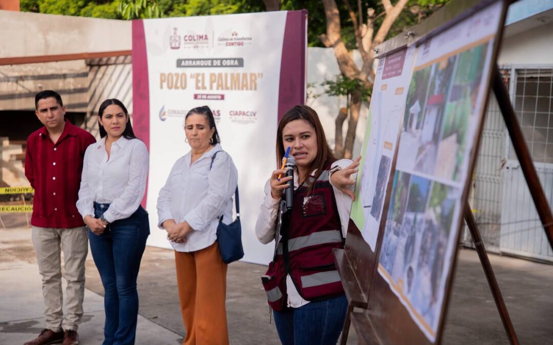 SE INVERTIRÁN MÁS DE 4 MDP PARA REHABILITAR POZO ‘EL PALMAR’ EN BENEFICIO DE FAMILIAS COLIMENSES: INDIRA