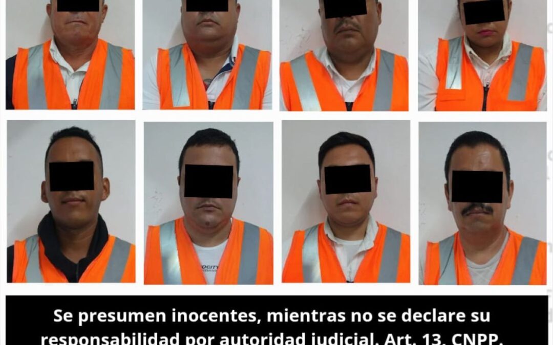 MESA DE COORDINACIÓN ESTATAL INFORMA DETENCIÓN DE 8 POLICÍAS MUNICIPALES DE COLIMA Y VILLA DE ÁLVAREZ