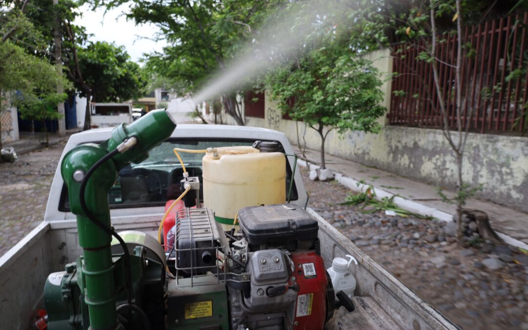 MANTIENEN CICLOS DE NEBULIZACIONES CONTRA DENGUE, ZIKA Y CHIKUNGUNYA EN MUNICIPIOS