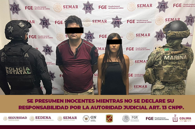 ECHAN EL GUANTE ESTATALES Y MARINOS A DOS QUE PORTABAN DROGAS Y ARMAS DE FUEGO