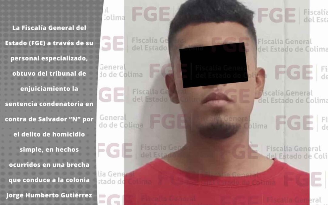 PASARÁ 15 AÑOS A LA SOMBRA HOMBRE QUE COMETIÓ HOMICIDIO