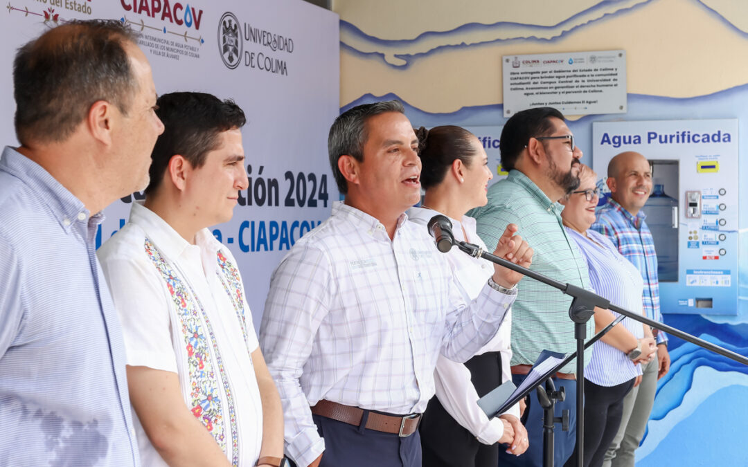 INAUGURAN PLANTA PURIFICADORA DE AGUA POTABLE EN EL CAMPUS CENTRAL
