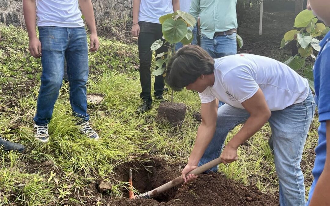 REFORESTAN SU FUTURO BACHILLERES DE CUAUHTÉMOC