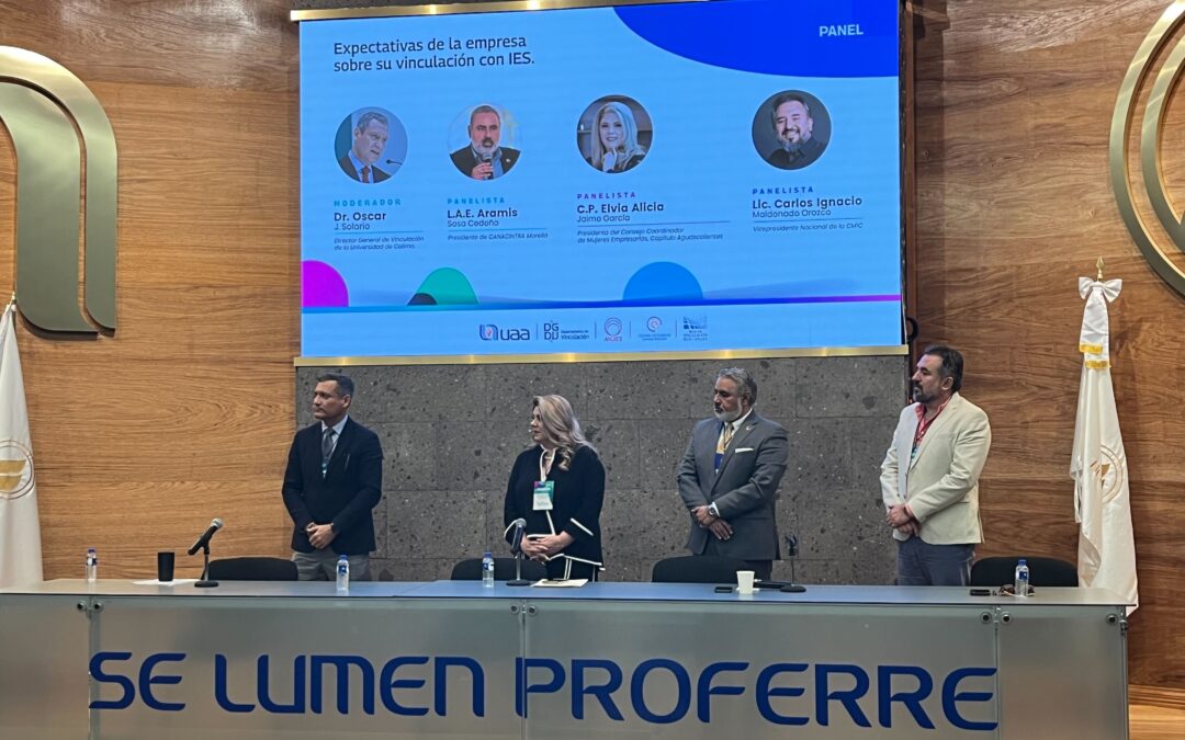 PRESENTE UDEC EN EL 26° FORO REGIONAL DE VINCULACIÓN, EN AGUASCALIENTES