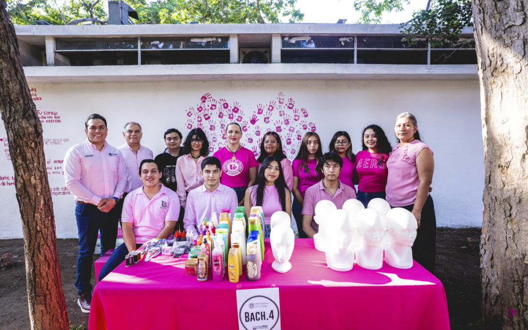 #OCTUBREROSATODOELAÑO: COMUNIDAD DEL BACHILLERATO 4 SE SUMA A LA CAUSA