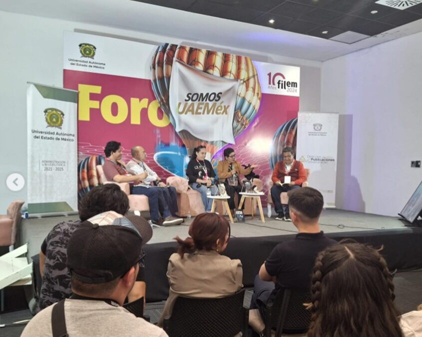 DOCENTES PRESENTAN OBRAS EN LA FERIA INTERNACIONAL DEL LIBRO DEL EDOMEX 2024