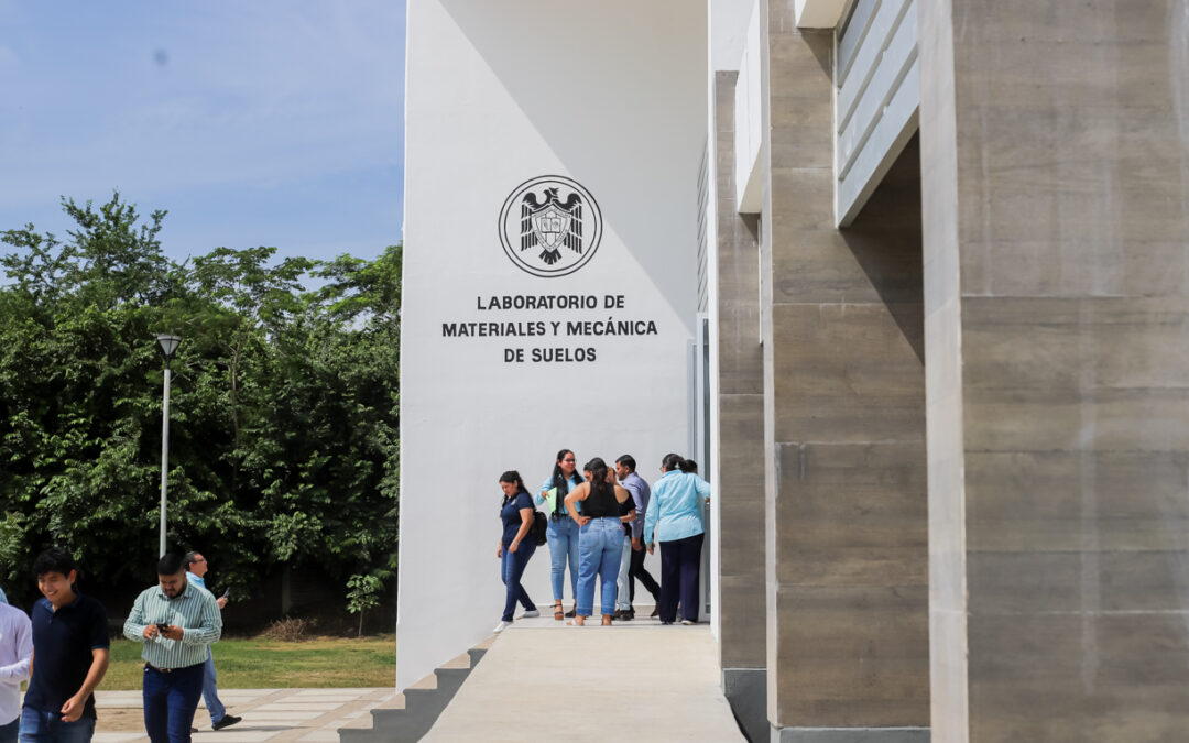 INAUGURAN LABORATORIO DE MATERIALES Y MECÁNICA DE SUELOS EN CAMPUS MANZANILLO