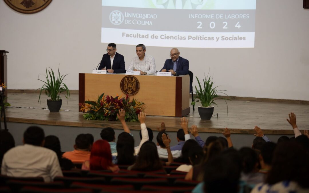 ESCUCHA RECTOR INFORMES DE LABORES DE FACULTADES DE DERECHO Y DE CIENCIAS POLÍTICAS