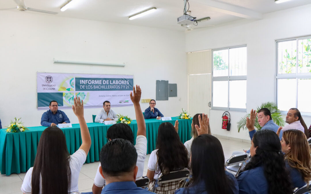 RESALTAN AVANCES ACADÉMICOS Y TECNOLÓGICOS BACHILLERATOS 21 Y 7