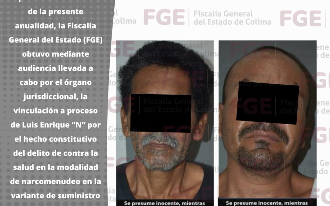 EN PRISIÓN SUJETO QUE SUMINISTRA DROGA EN COLIMA