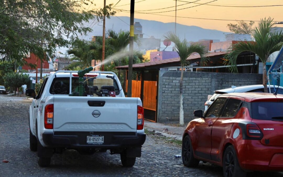 ESTE MIÉRCOLES FUMIGA SALUD COLIMA EN 29 COLONIAS DE COLIMA