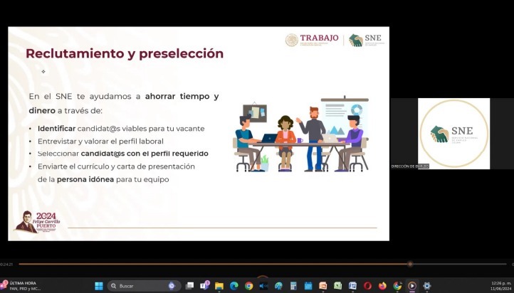 SUBSECRETARÍA DEL TRABAJO Y SNE APOYAN PROCESOS DE SELECCIÓN DE PERSONAL