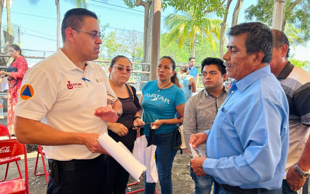 UEPC COMPARTE MEDIDAS PREVENTIVAS CON COMERCIANTES DE LA FERIA DE COLIMA