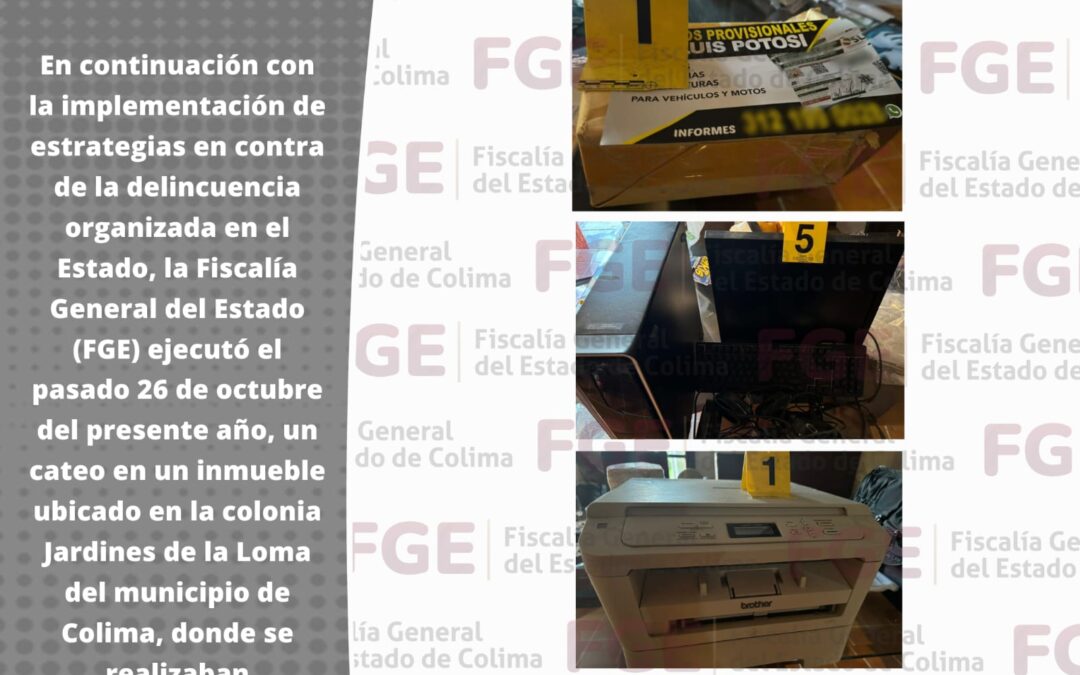 FGE CONTINÚA REALIZANDO OPERATIVOS CONTRA LA FALSIFICACIÓN DE DOCUMENTOS