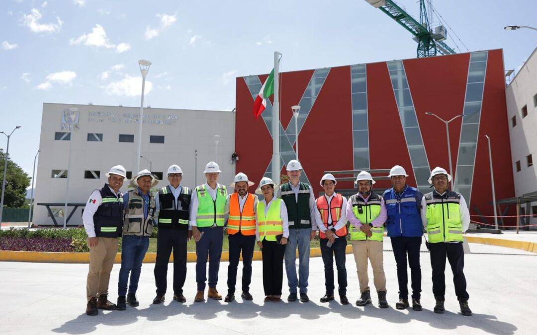 ZOÉ ROBLEDO SUPERVISA AVANCES DEL HOSPITAL GENERAL DE ZONA “14 DE SEPTIEMBRE”