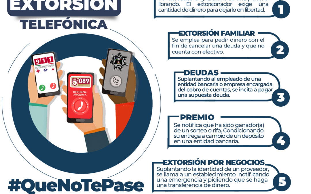 ALERTA SSP COLIMA ANTE EXTORSIÓN VÍA TELEFÓNICA