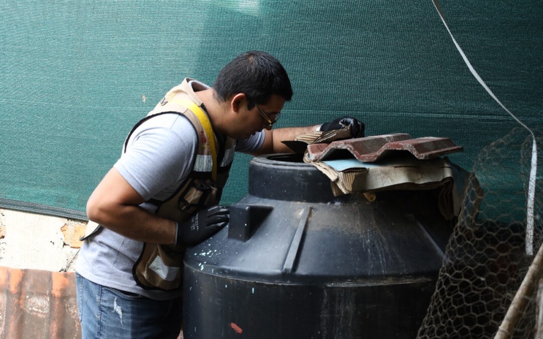 CONTINÚA CONTROL LARVARIO DEL DENGUE EN 5 MUNICIPIOS DE RIESGO, DEL 7 AL 11 DE OCTUBRE