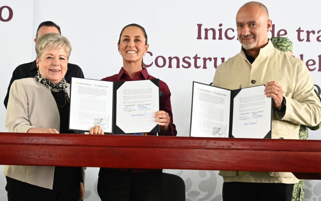 DA SHEINBAUM BANDERAZO A LOS TRABAJOS PRELIMINARES DEL TREN MÉXICO-QUERÉTARO