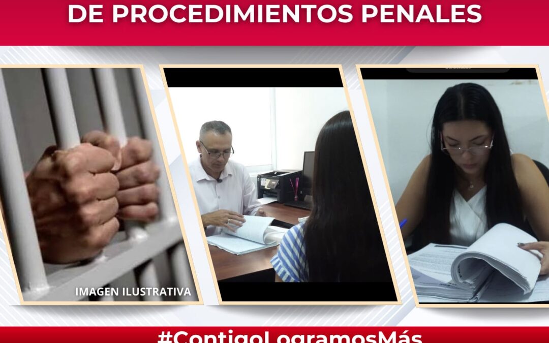 REPORTA FGE LOGROS DE LA DIRECCIÓN GENERAL DE PROCEDIMIENTOS PENALES