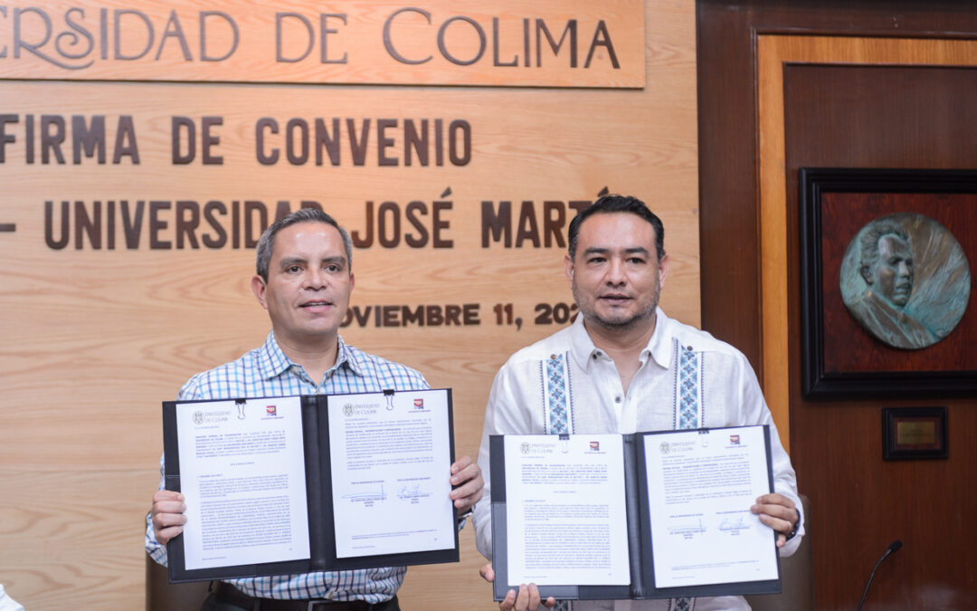 SIGNAN CONVENIO UDEC Y UNIVERSIDAD JOSÉ MARTÍ EN FAVOR DE LOS JÓVENES