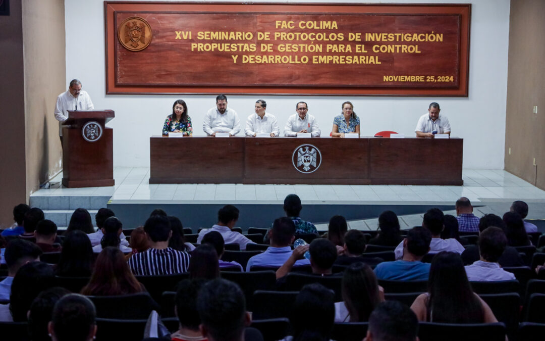 REALIZAN SEMINARIO DE PROTOCOLOS DE INVESTIGACIÓN, EN CONTABILIDAD