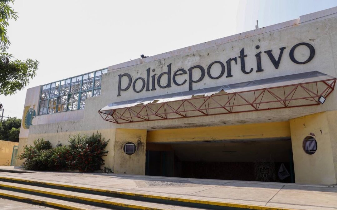 GOBIERNO COLIMA INVIERTE 9.2 MDP EN REHABILITACIÓN Y MANTENIMIENTO DEL POLIDEPORTIVO DE TECOMÁN