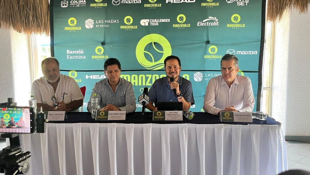 TURISMO COLIMA E IP PRESENTAN EL MANZANILLO OPEN DE TENIS CHALLENGER TOUR ATP