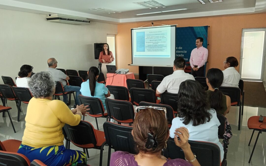 INSTITUCIONES DE ASISTENCIA PRIVADA SE CAPACITAN EN ATENCIÓN A VÍCTIMAS DEL DELITO