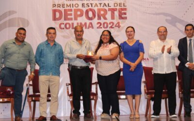 GOBIERNO DE COLIMA ENTREGÓ ESTE MARTES EL PREMIO ESTATAL AL DEPORTE 2024