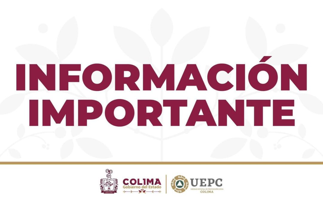 UEPC COLIMA ACTIVA PROTOCOLO POR SISMO EN ARMERÍA; NO HAY REPORTE DE DAÑOS