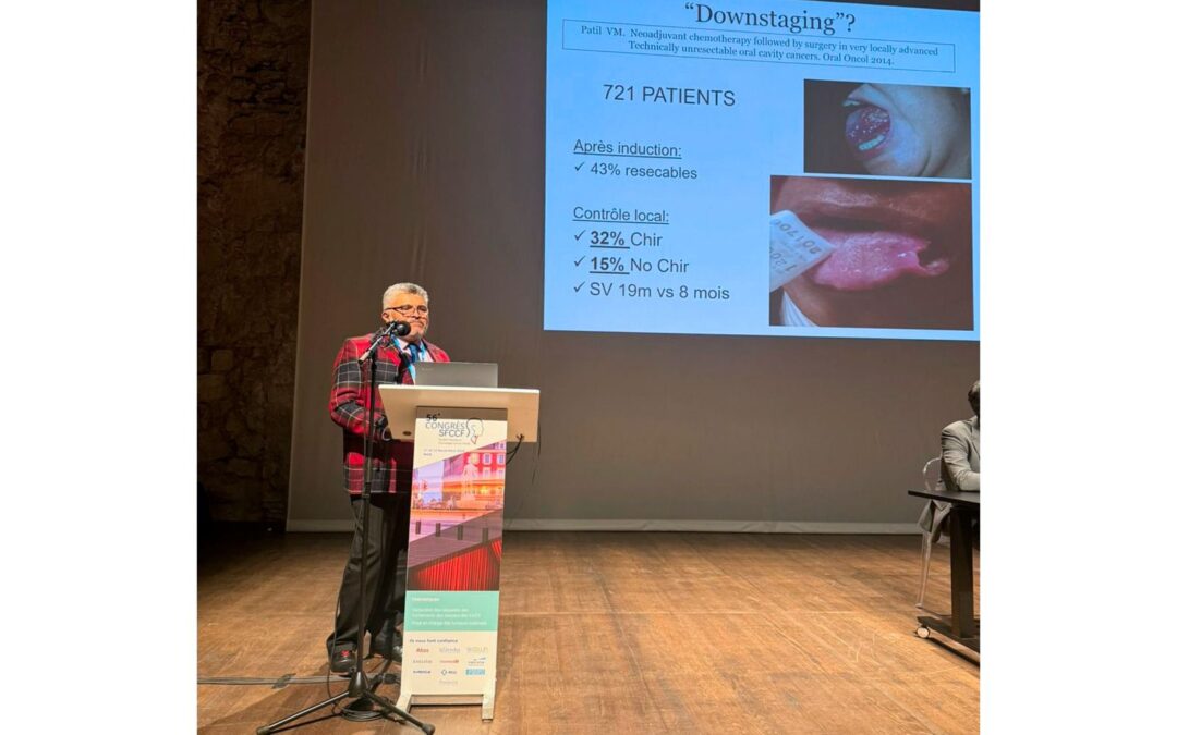 MÉDICO DEL HOSPITAL DE ONCOLOGÍA DEL CMN EXPONE EN CONGRESO EN FRANCIA TRATAMIENTO  PACIENTES CON CÁNCER DE CABEZA Y CUELLO