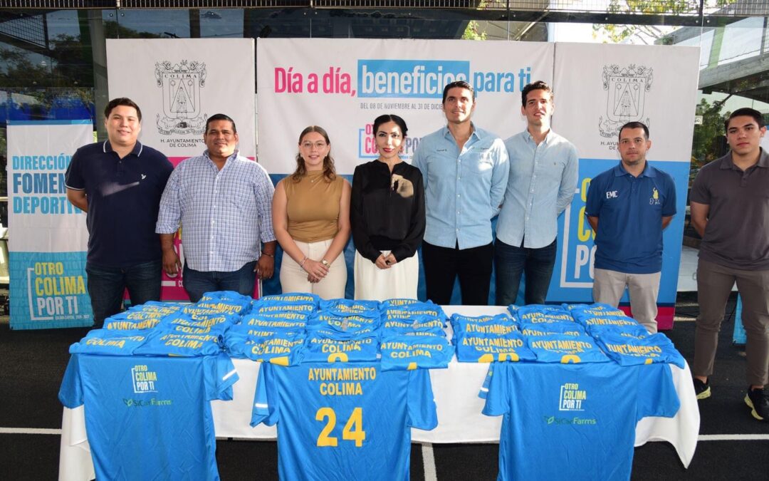 EL AYUNTAMIENTO DE COLIMA RECONOCE A SU EQUIPO DE CACHIBOL POR SU DESTACADA PARTICIPACIÓN EN TORNEO NACIONAL