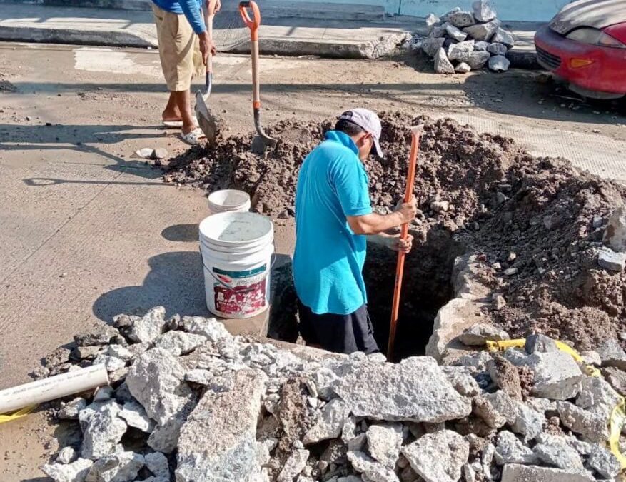CAPDAM REALIZA TRABAJOS PRIORITARIOS DE REPARACIÓN DE FUGAS EN INFRAESTRUCTURA