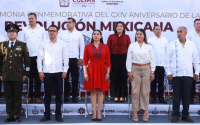 ENCABEZA INDIRA VIZCAÍNO CEREMONIA POR EL 114 ANIVERSARIO DE INICIO D ELA REVOLUCIÓN MEXICANA