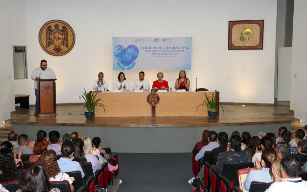 REFLEXIONAN SOBRE LA CULTURA DE PAZ INSTITUCIONES EDUCATIVAS DE COLIMA