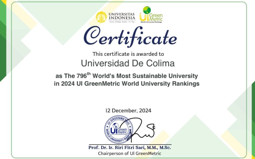 INGRESA UDEC AL PRESTIGIOSO RANKING MUNDIAL UI GREENMETRIC