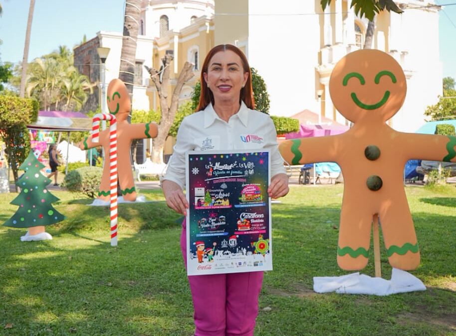 PRESENTA TEY GUTIÉRREZ CALENDARIO DE ACTIVIDADES DECEMBRINAS