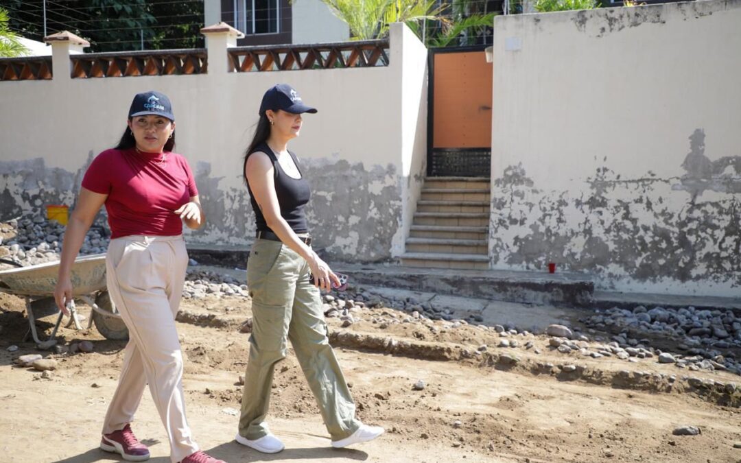 ROSI BAYARDO SUPERVISA OBRA DE CAPDAM EN LA AUDIENCIA QUE AYUDARÁ A MEJORAR EL SERVICIO DE DRENAJE