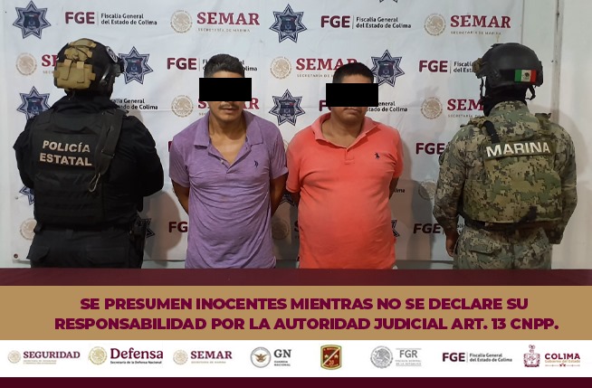 DETIENEN A DOS SUJETOS EN POSESIÓN DE HIDROCARBUROS EN EL MUNICIPIO DE COLIMA