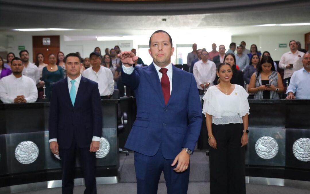 TOMAN DIPUTADOS PROTESTA AL TITULAR DEL ÓRGANO INTERNO DE LA FGE