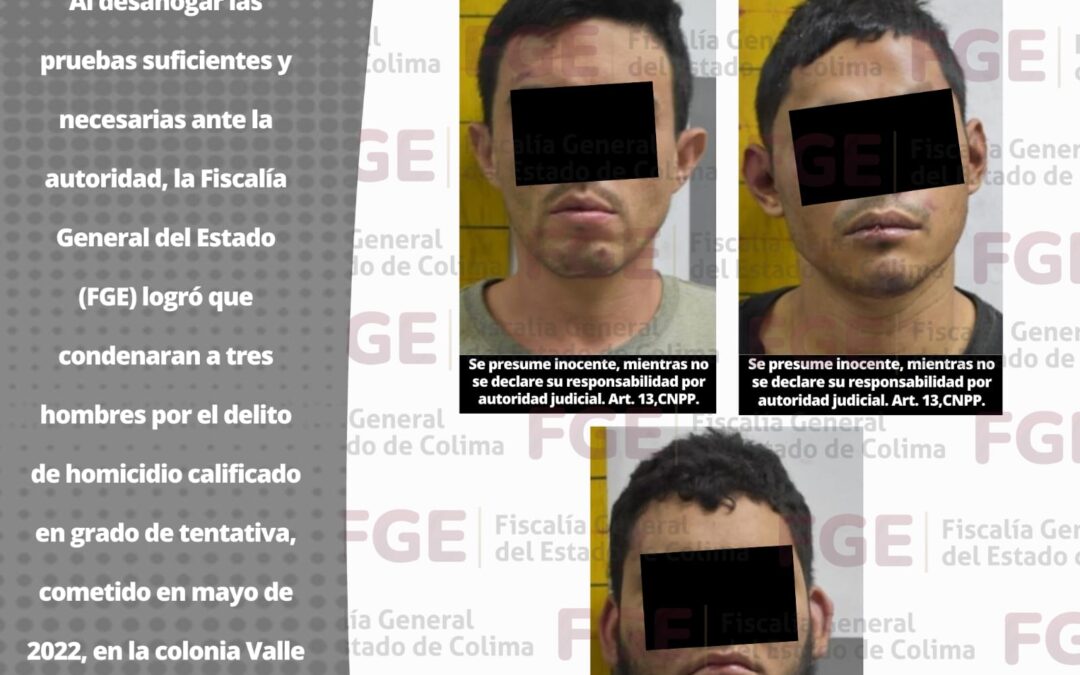 SENTENCIAN A TRES SUJETOS POR MATAR A DOS PERSONAS