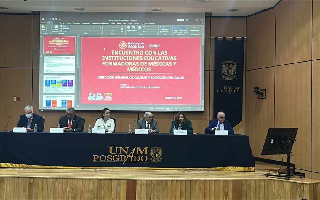 PARTICIPAN UNIVERSITARIOS EN ENCUENTRO NACIONAL SOBRE FORMACIÓN DE MÉDICOS