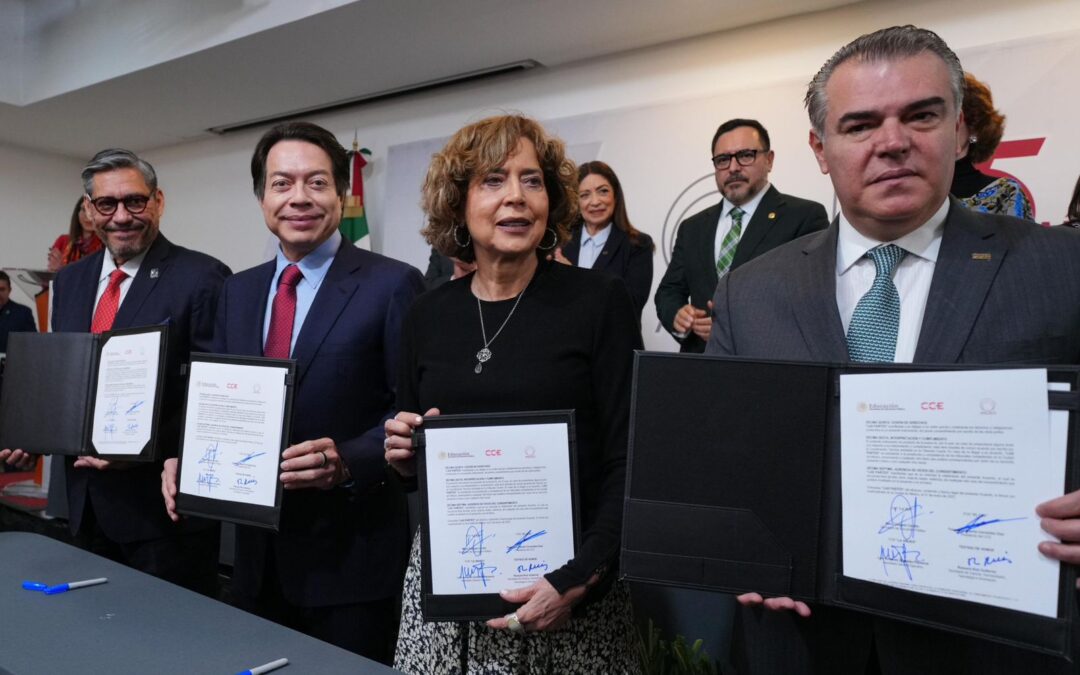 FIRMAN ACUERDO PARA FORTALECER LA FORMACIÓN PROFESIONAL Y TECNOLÓGICA EN MÉXICO