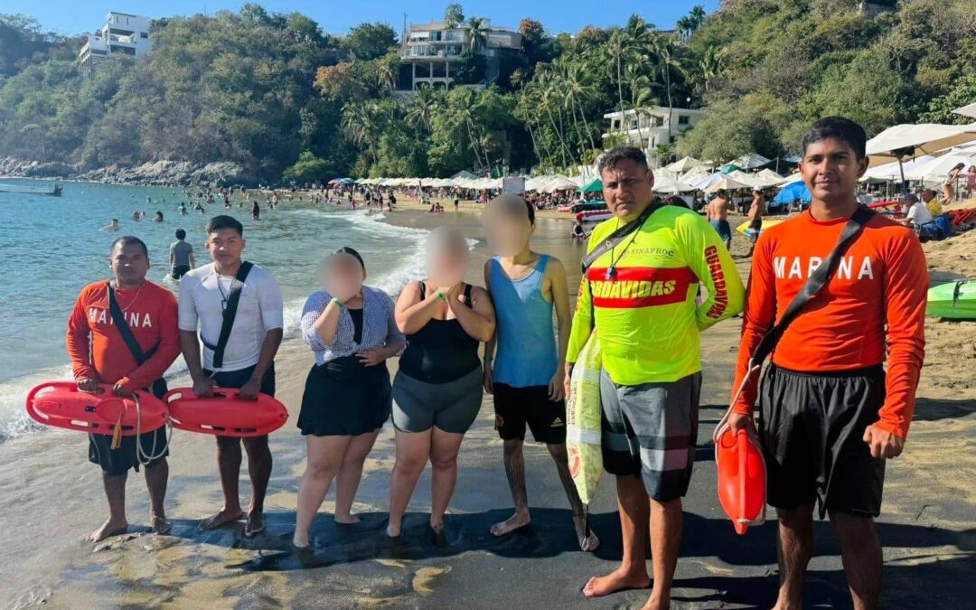 UEPC, GN Y MARINA TRABAJARON COORDINADAMENTE EN TEMPORADA VACACIONAL PARA PREVENIR Y ATENDER EMERGENCIAS