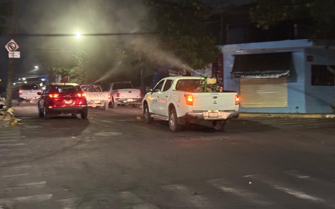 SALUD COLIMA MANTIENE FUMIGACIÓN CONTRA EL DENGUE; SERÁ EN 5 MUNICIPIOS ESTA SEMANA