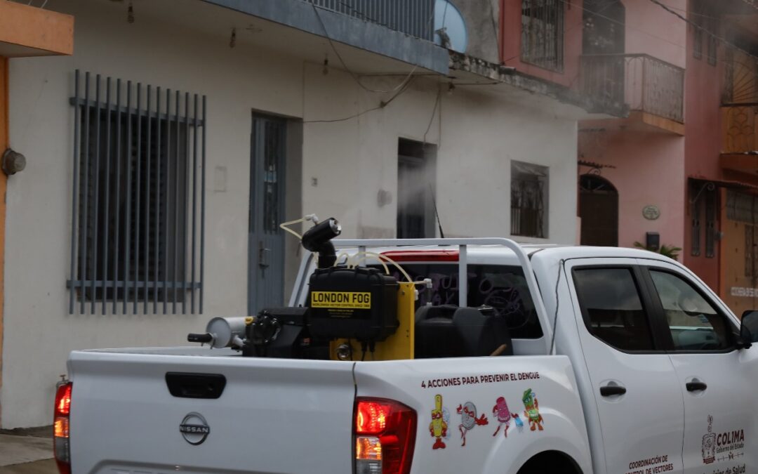 ESTE JUEVES, SALUD COLIMA FUMIGA CONTRA EL DENGUE EN MANZANILLO Y LA VILLA