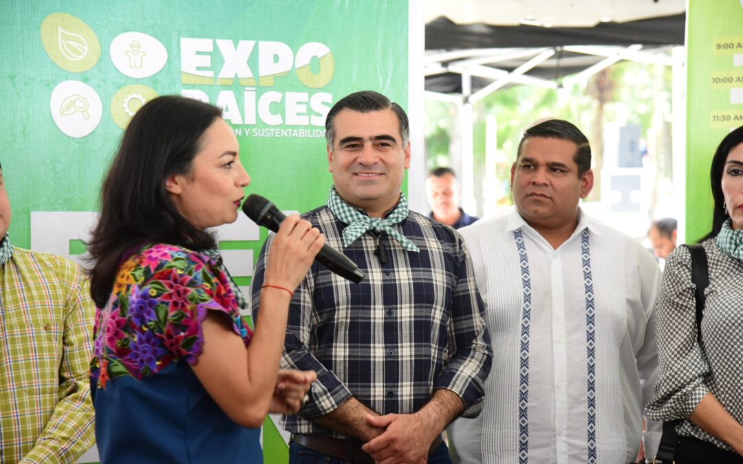 INAUGURA PRESIDENTE RIULT RIVERA LA EXPO RAÍCES, INNOVACIÓN Y SUSTENTABILIDAD EN COLIMA