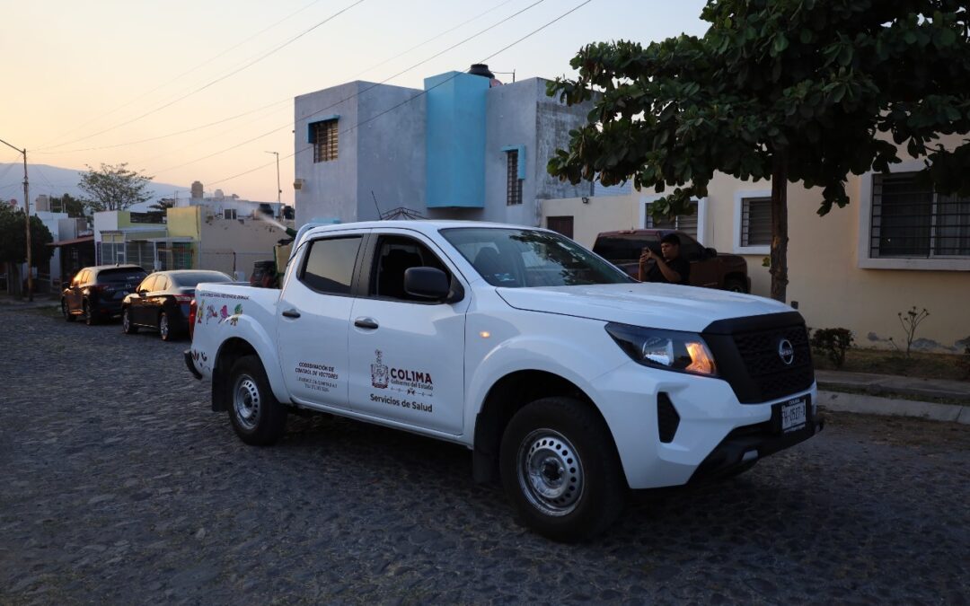 SALUD COLIMA CONTINÚA FUMIGACIÓN CONTRA DENGUE EN MANZANILLO Y VILLA DE ÁLVAREZ