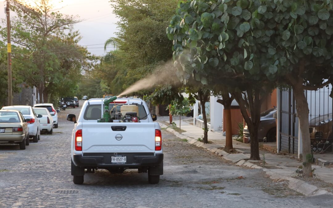 CONTINÚA FUMIGACIÓN CONTRA EL DENGUE EN LOS 3 MUNICIPIOS MÁS GRANDES